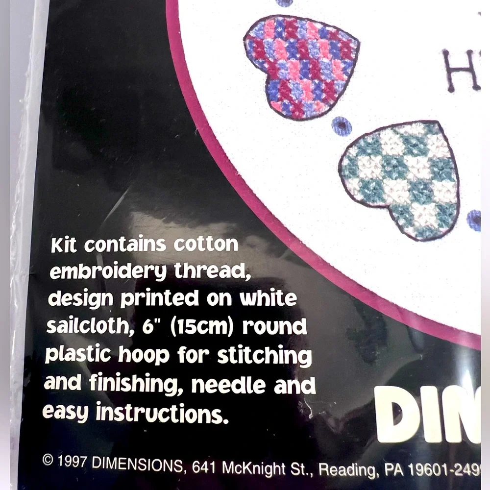 Vintage Beginners Stamped Cross Stitch Kit - Home and Heart by Dimensions